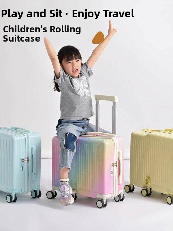 Aluminum Frame Carry On Luggage - Mala de Viagem Infantil com Estrutura