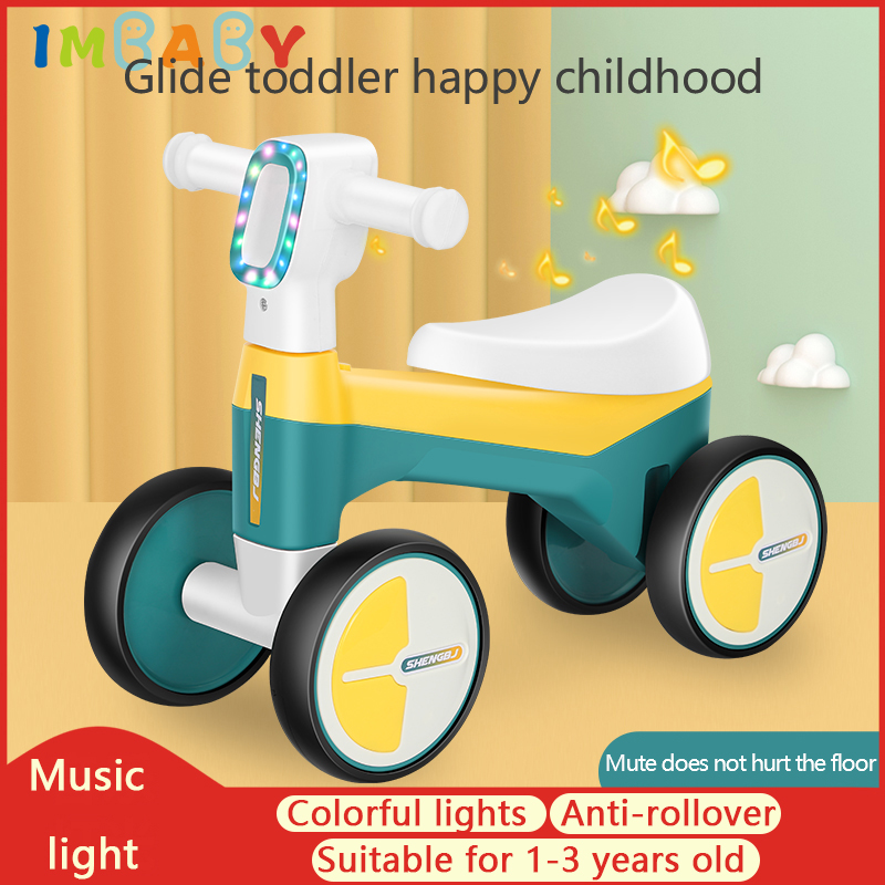Kids Ride On Suitcase Scooter - Equilíbrio Musical bicicleta para bebês, sem