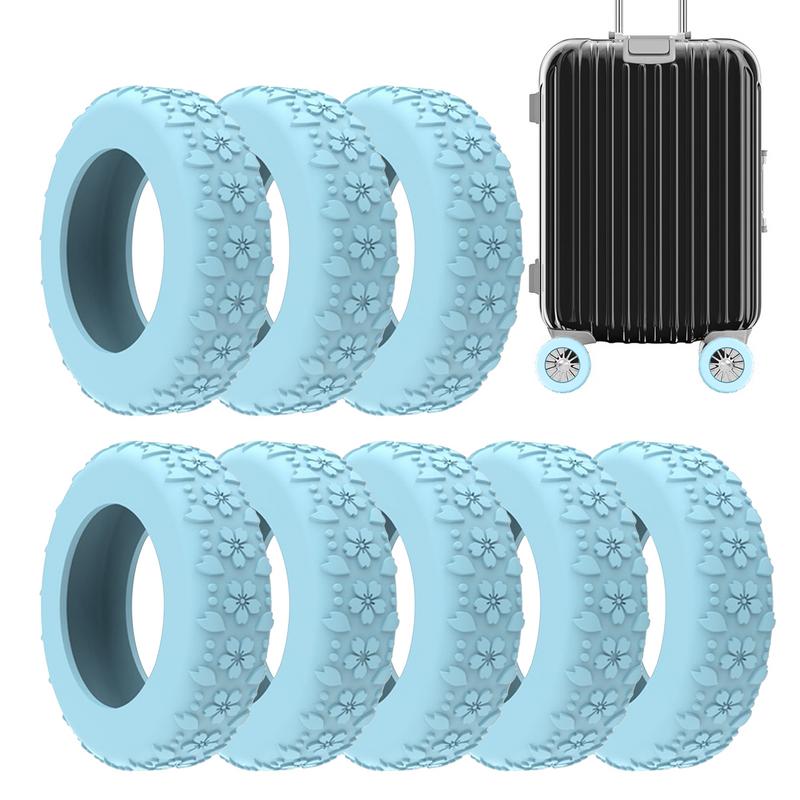 Waterproof Suitcase Cover Protector - Impermeável Bagagem Roda Cobre, Silicone Mala