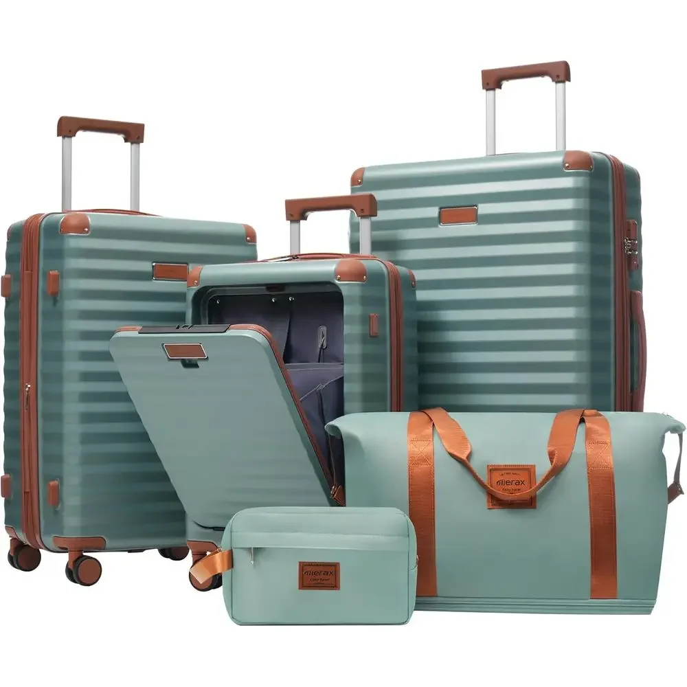 Expandable Hard Shell Luggage Set - Conjunto de Malas Rígidas Expansíveis de