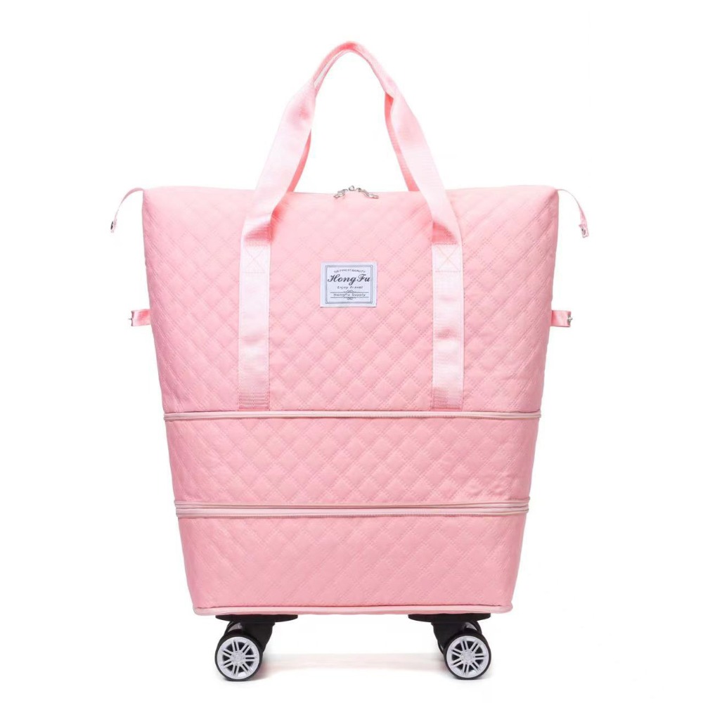 Foldable Rolling Luggage Bag - Novo oxford pano duffle pacote grande