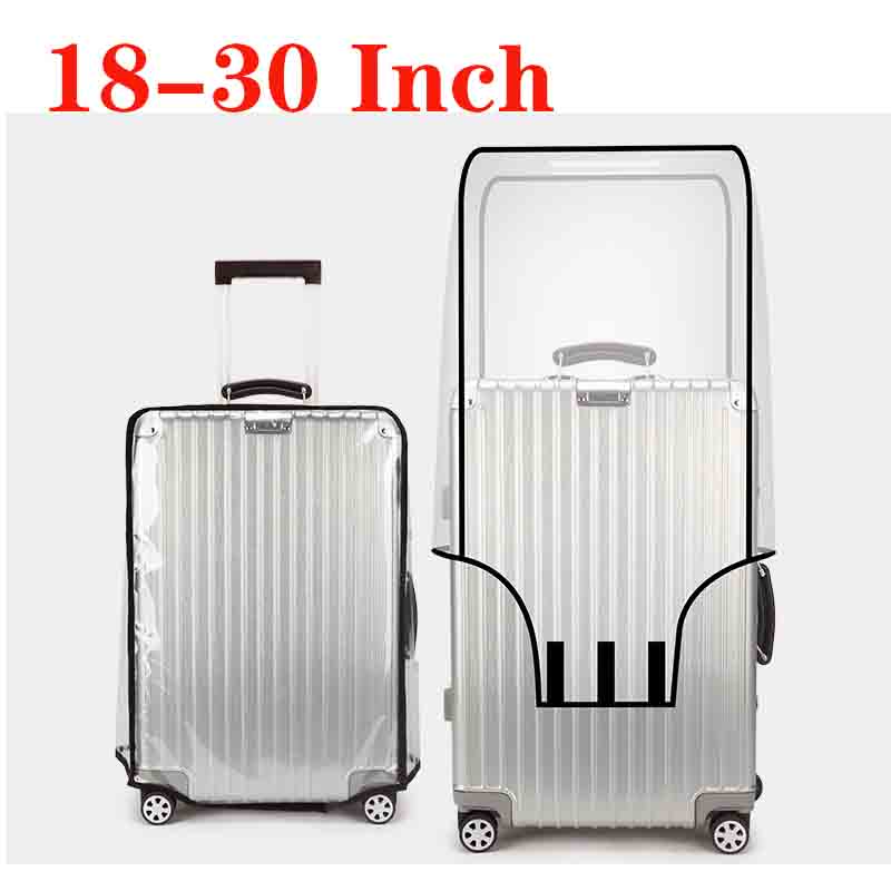 Waterproof Suitcase Cover Protector - 18-30 Polegada mala protetor de capa