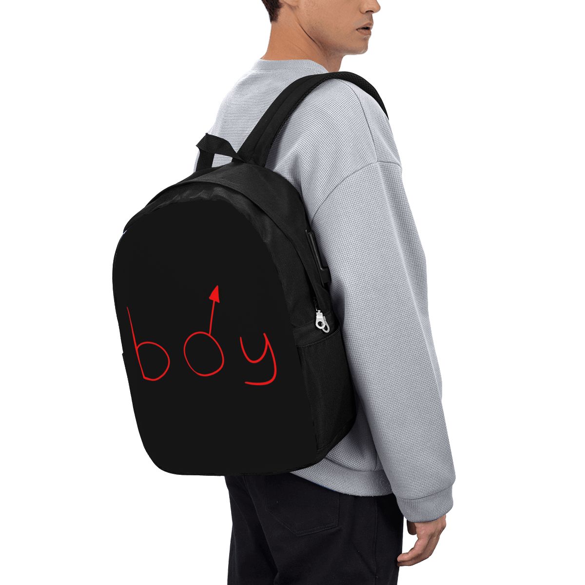 Travel Bags - Boymoder mochila com chapéu e camisa,