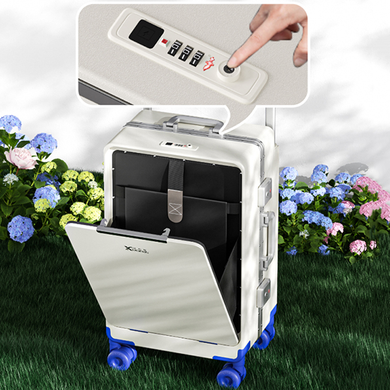 Bagagem de abertura frontal al - Aluminum Frame Carry On Luggage avaliação e preço