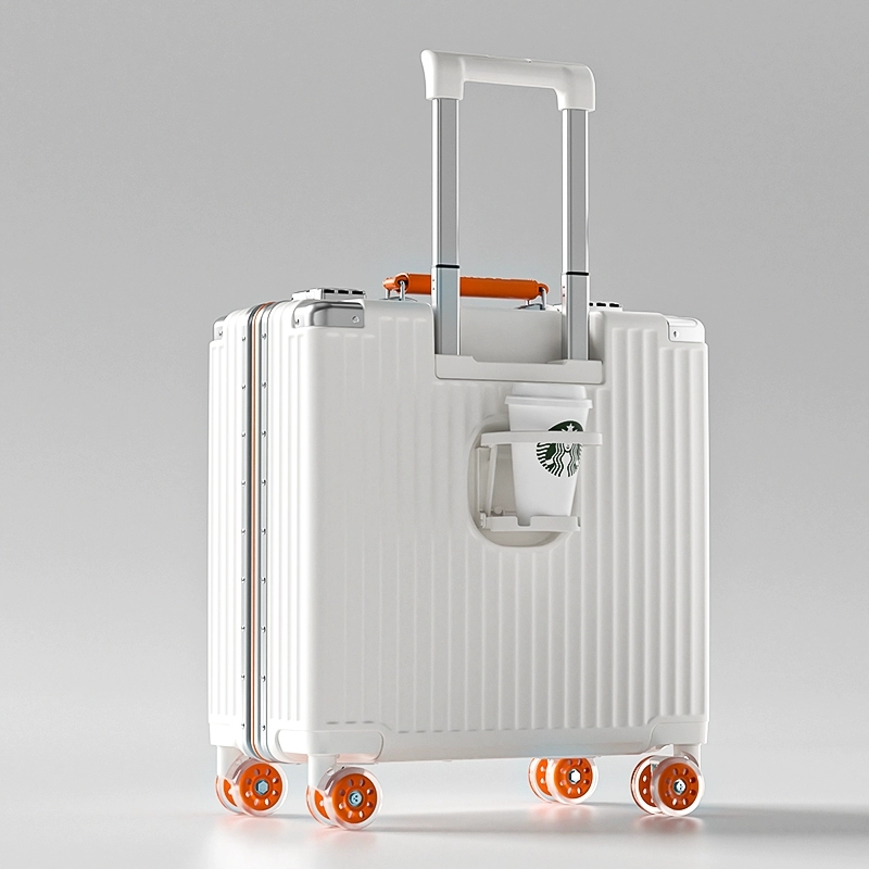 Mala de mão de 18 polegadas co - Aluminum Frame Carry On Luggage avaliação e preço