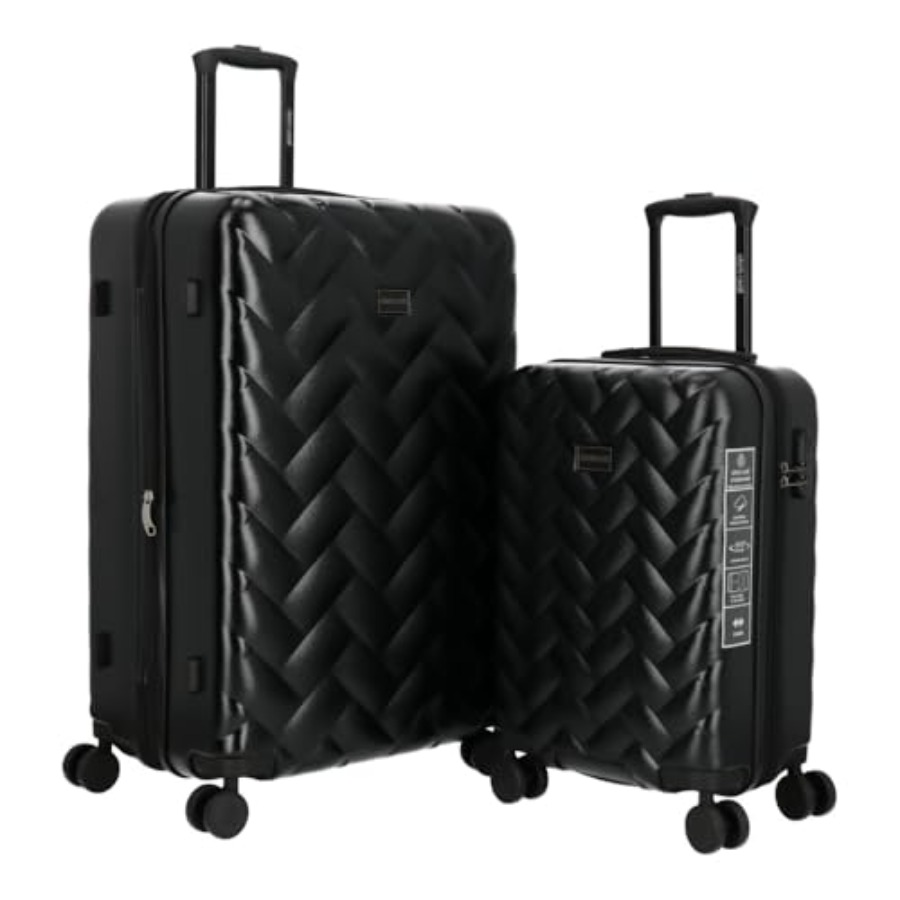 Conjunto de malas de viagem: e - Expandable Hard Shell Luggage Set avaliação e preço