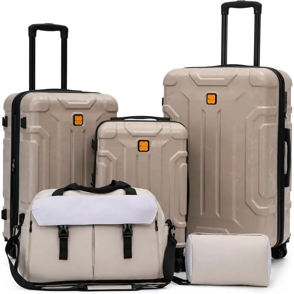 Conjunto de Malas Rígidas de 5 - Expandable Hard Shell Luggage Set avaliação e preço