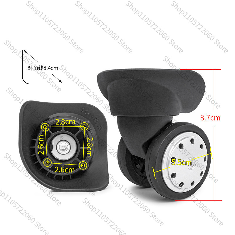 Roda de bagagem F-06 para mala - Silent Replacement Luggage Wheels avaliação e preço