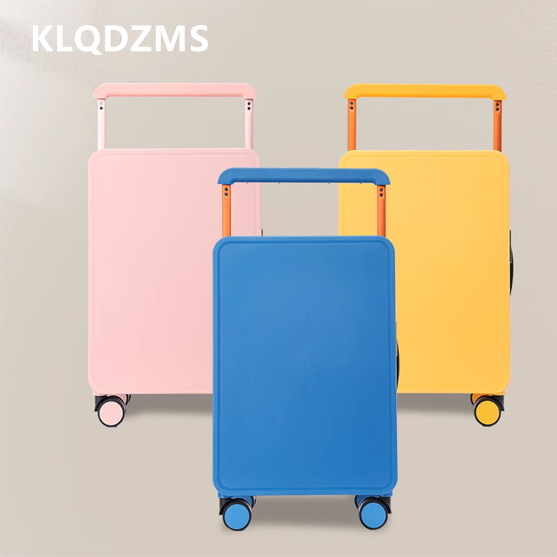 Klqdzms bagagem abs + pc caixa - Spinner Wheel Rolling Suitcase 20 Inch avaliação e preço