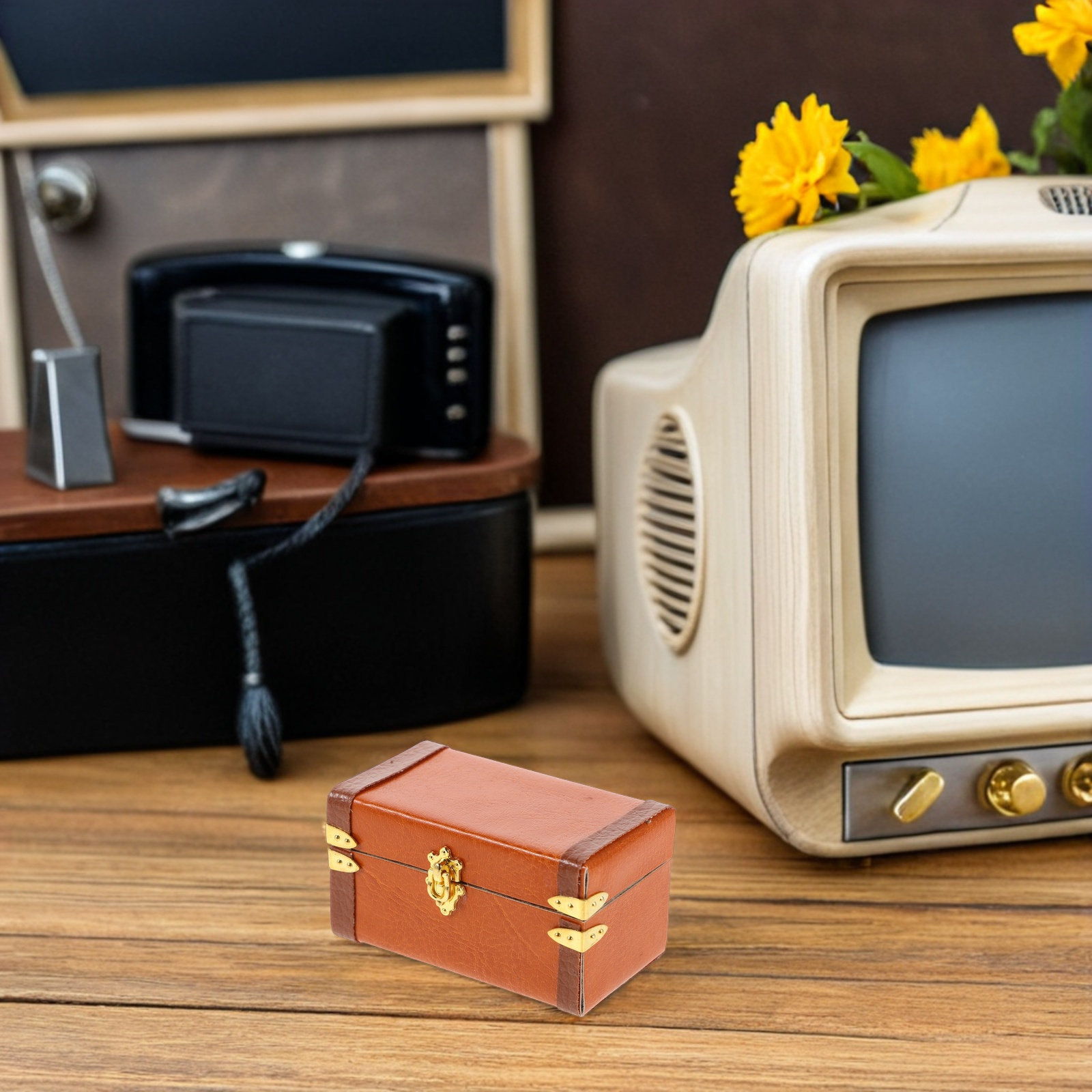 Mala de Viagem Vintage em Mini - Retro Vintage Trunk Suitcase avaliação e preço