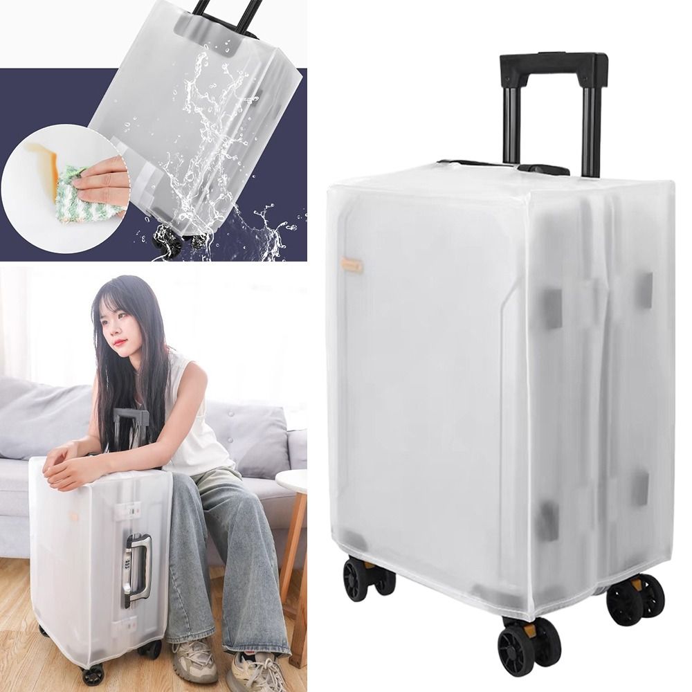 Nova Capa Protetora Fosca para - Waterproof Suitcase Cover Protector avaliação e preço