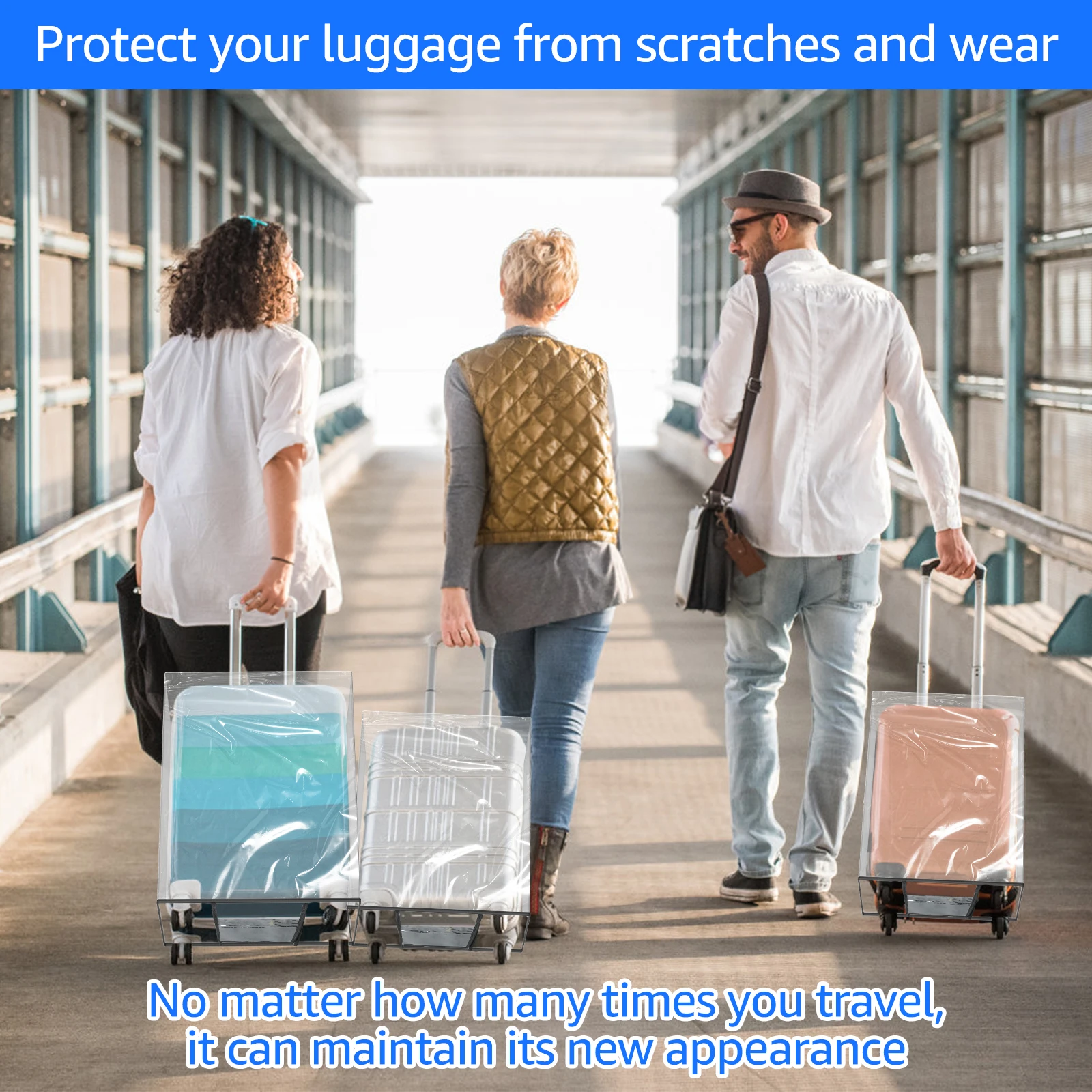Capa protetora transparente de - Luggage Protective Cover Transparent avaliação e preço