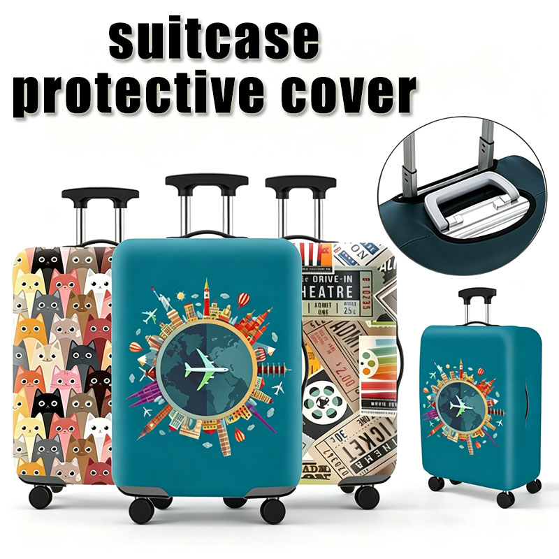 Nova Capa Protetora Impermeáve - Waterproof Suitcase Cover Protector avaliação e preço