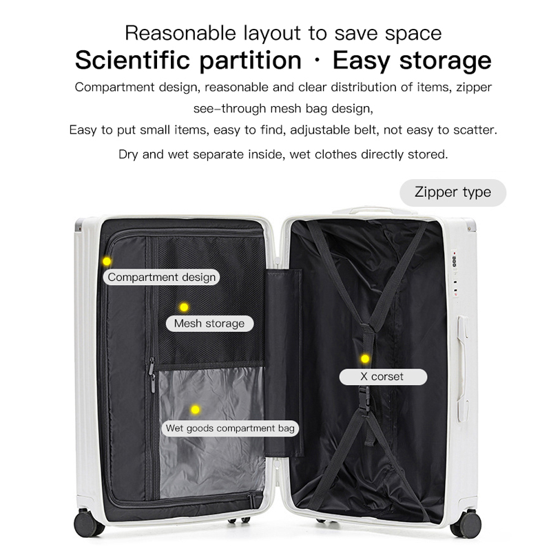 SUSHIMU Bagagem de mão com sup - Spinner Wheel Rolling Suitcase 20 Inch avaliação e preço