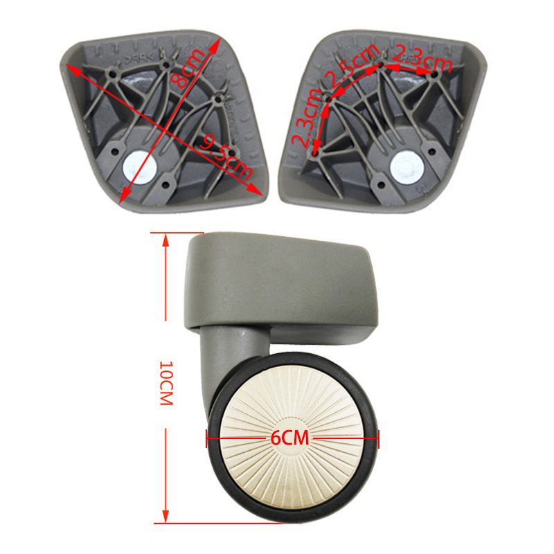 Kit de Substituição de Rodas S - Silent Replacement Luggage Wheels avaliação e preço