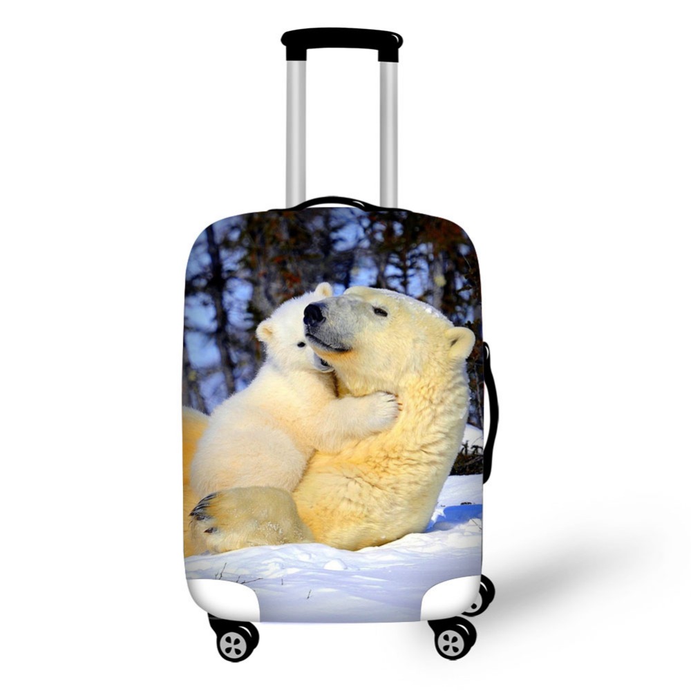 Animal urso polar protetor de  - Waterproof Suitcase Cover Protector avaliação e preço