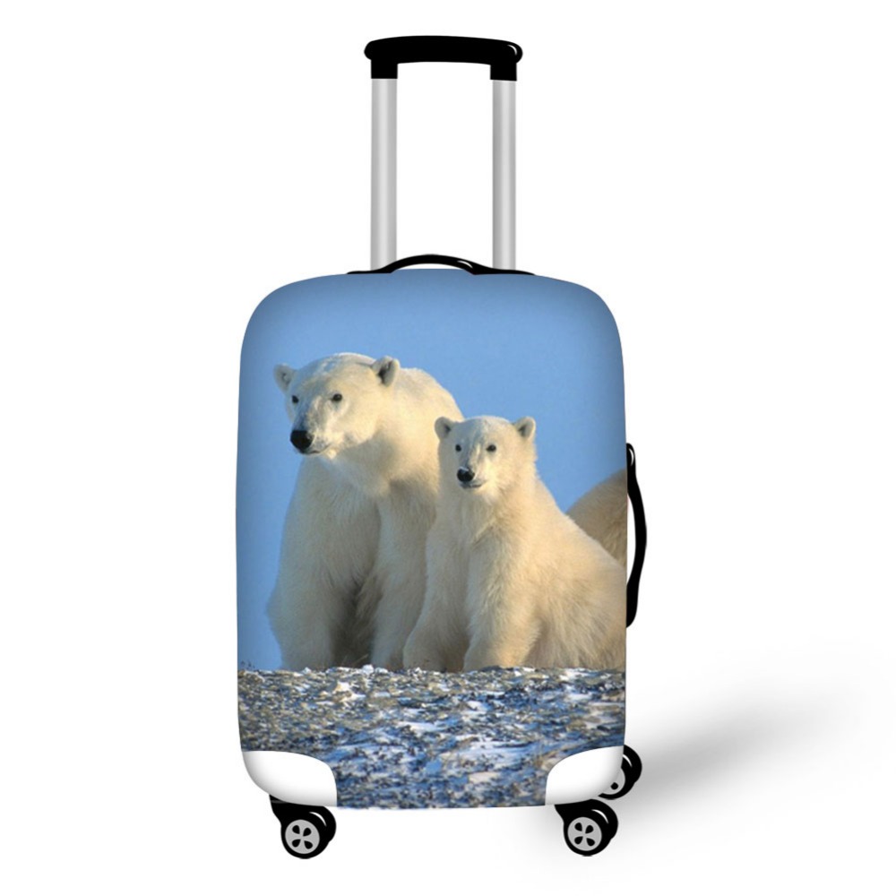 Animal urso polar protetor de  - Waterproof Suitcase Cover Protector avaliação e preço