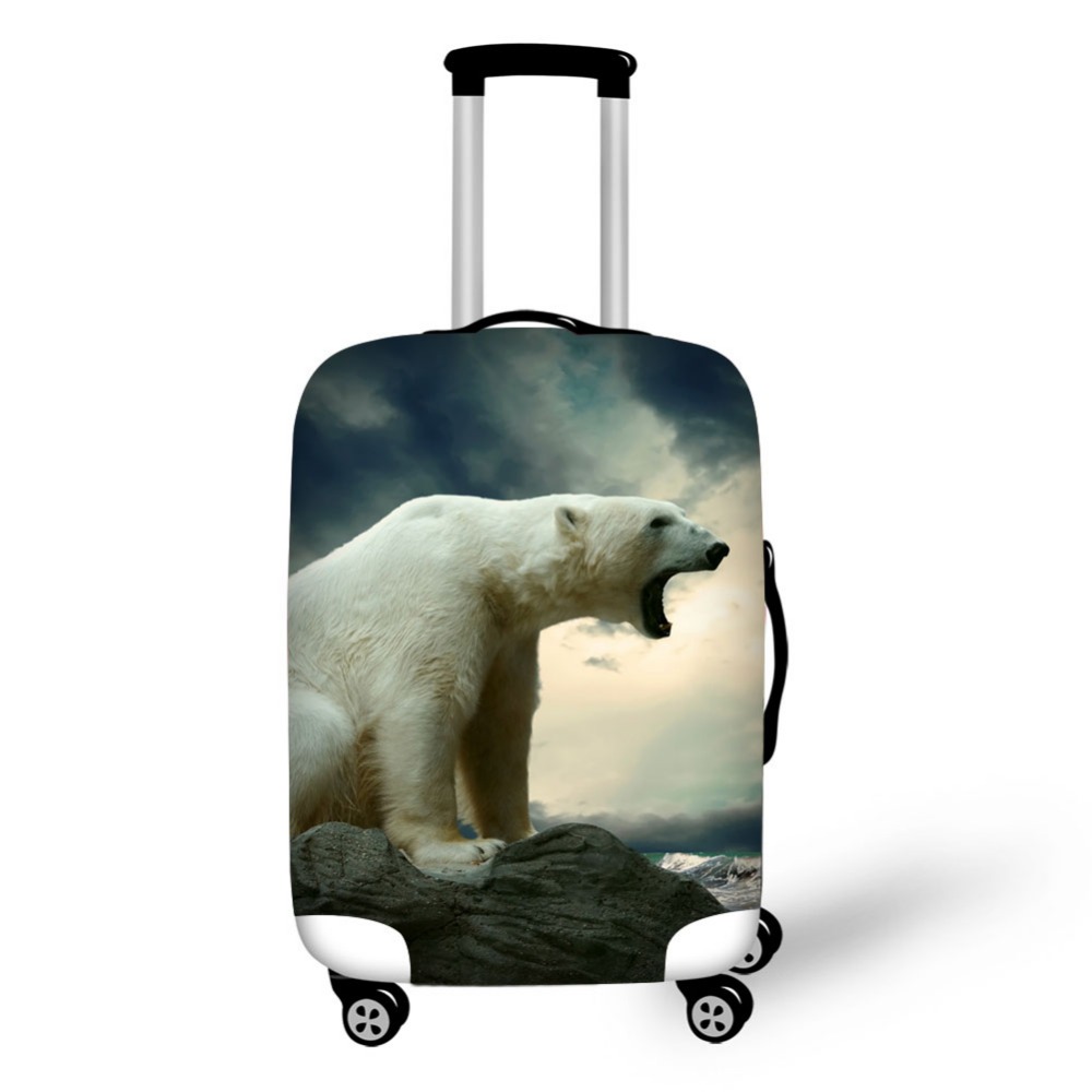 Animal urso polar protetor de  - Waterproof Suitcase Cover Protector avaliação e preço