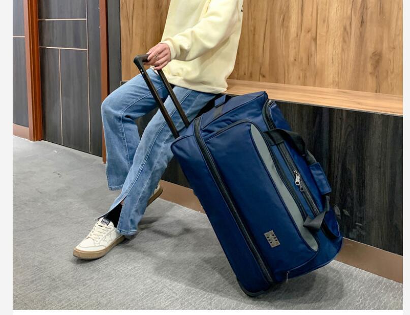 Bolsa de bagagem masculina de  - Foldable Rolling Luggage Bag avaliação e preço