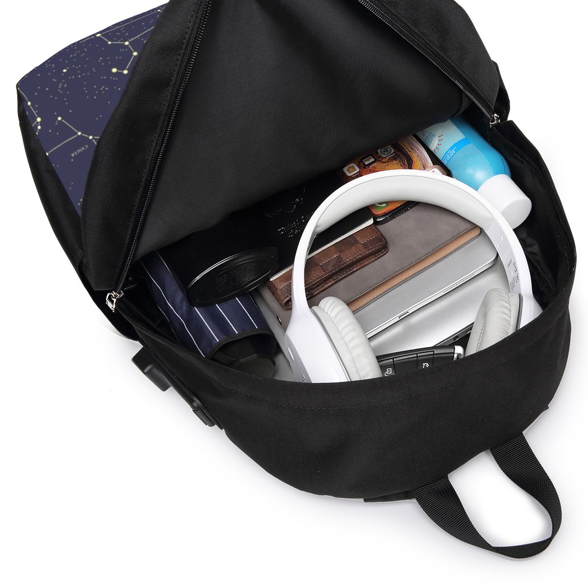 Mochila com estampa de céu not - Backpacks avaliação e preço