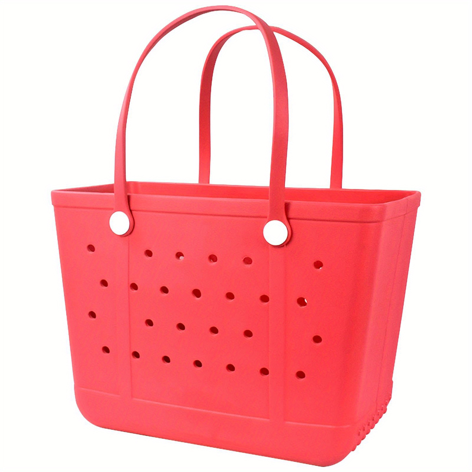 Bolsa de Praia de Borracha Gra - Handbags avaliação e preço