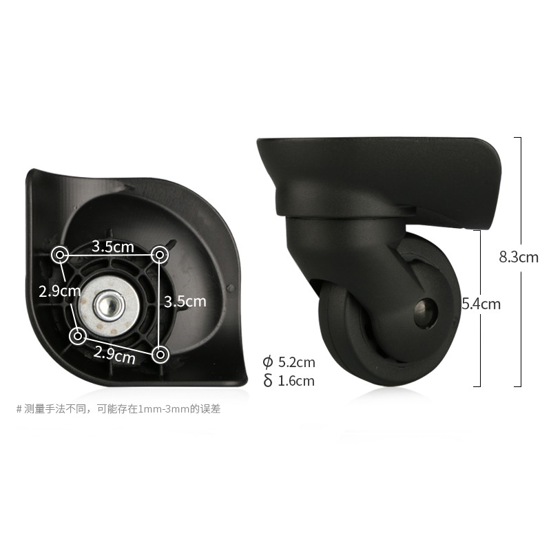 Rodas de bagagem para acessóri - Silent Replacement Luggage Wheels avaliação e preço