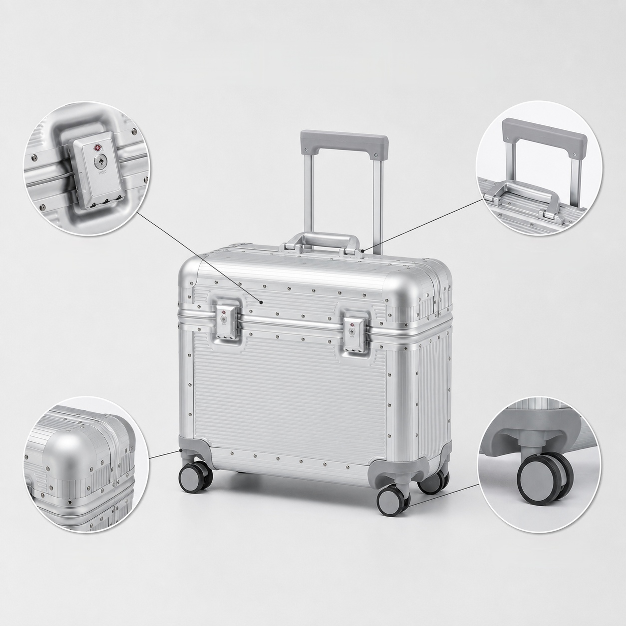 Mala de Viagem Bunnyfly 20 Pol - Aluminum Frame Carry On Luggage avaliação e preço