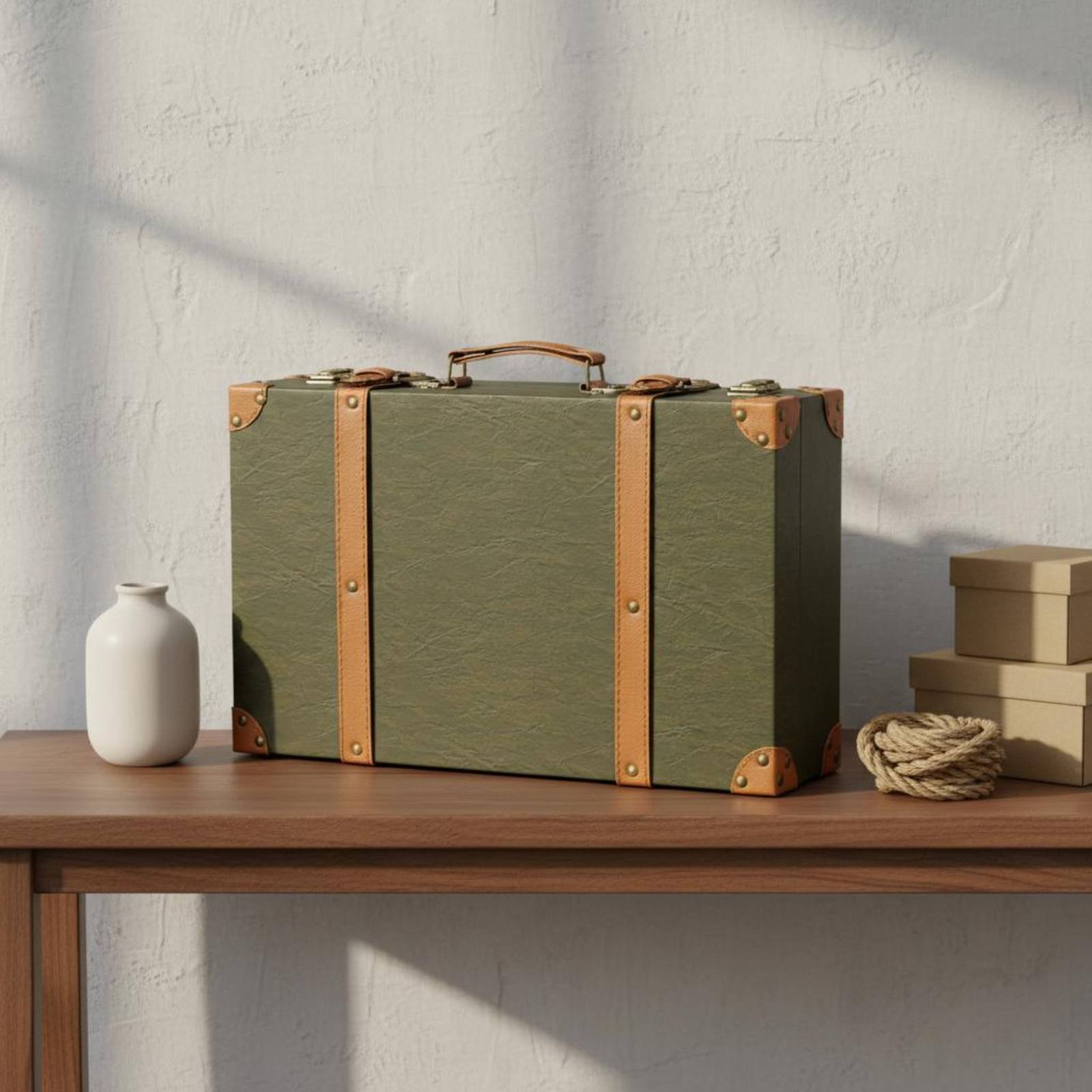 Conjunto de 3 Malas Vintage pa - Retro Vintage Trunk Suitcase avaliação e preço