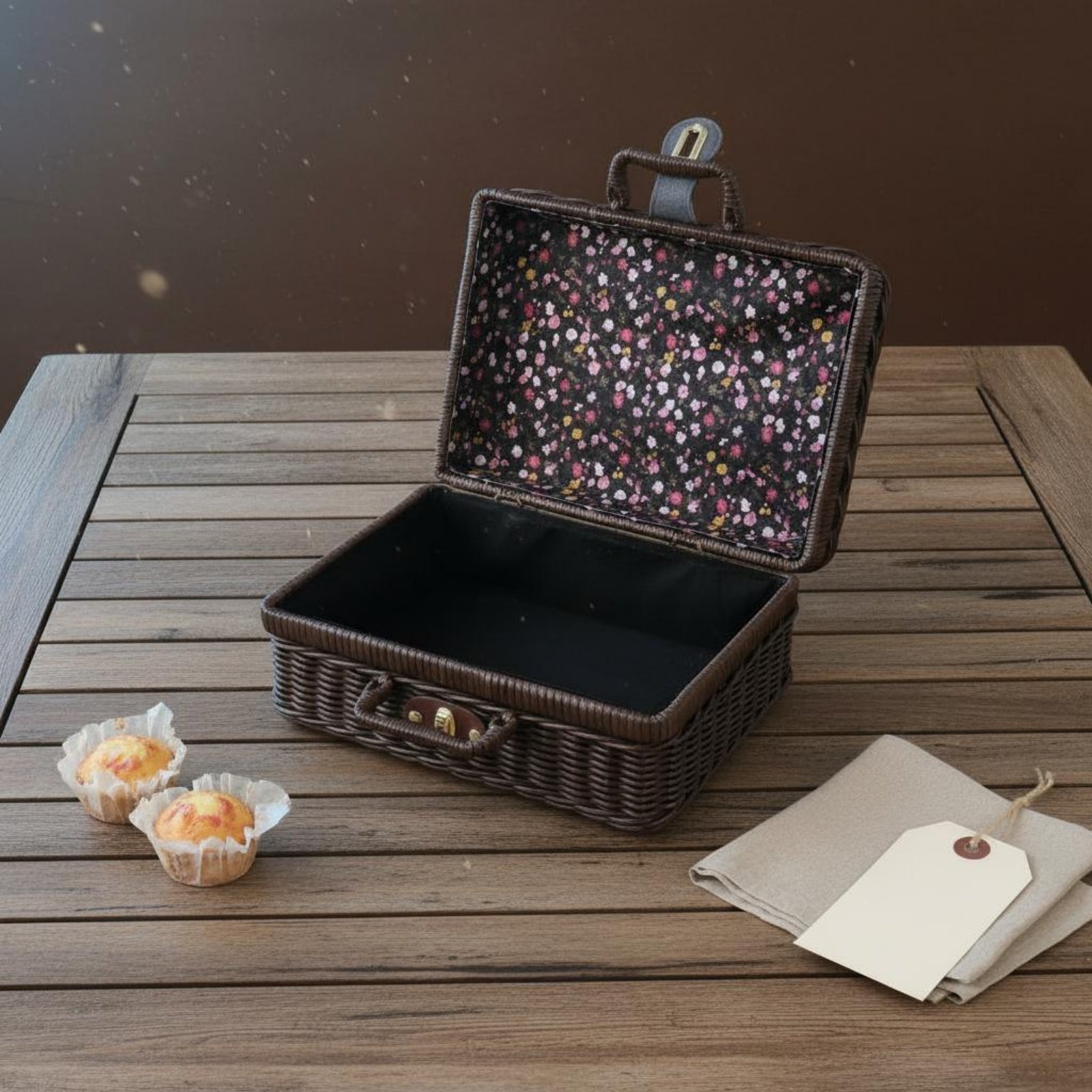 Mala de Design Vintage com Alç - Retro Vintage Trunk Suitcase avaliação e preço