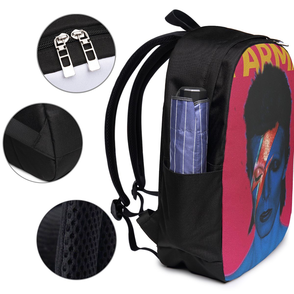 Mochila Davids Bowied para via - Backpacks avaliação e preço