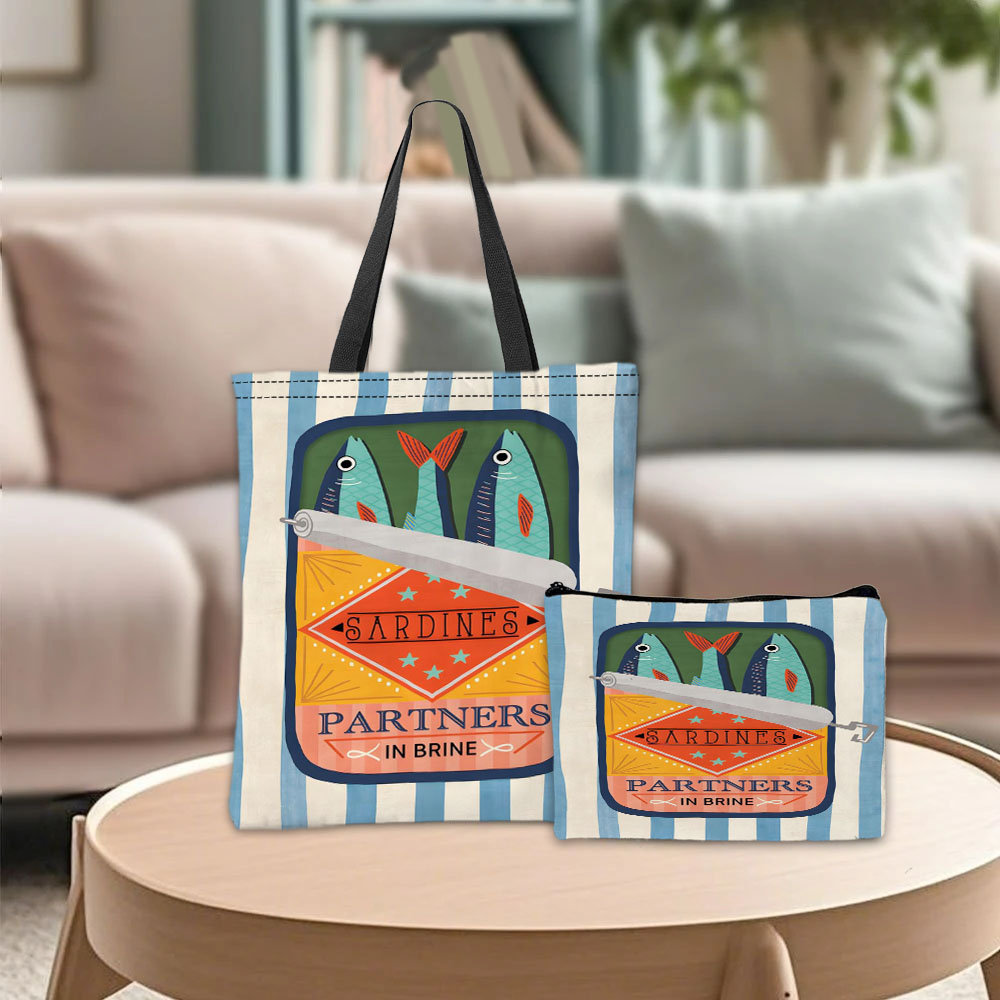 Sardina parceiros gráfico bols - Cosmetic Bags avaliação e preço
