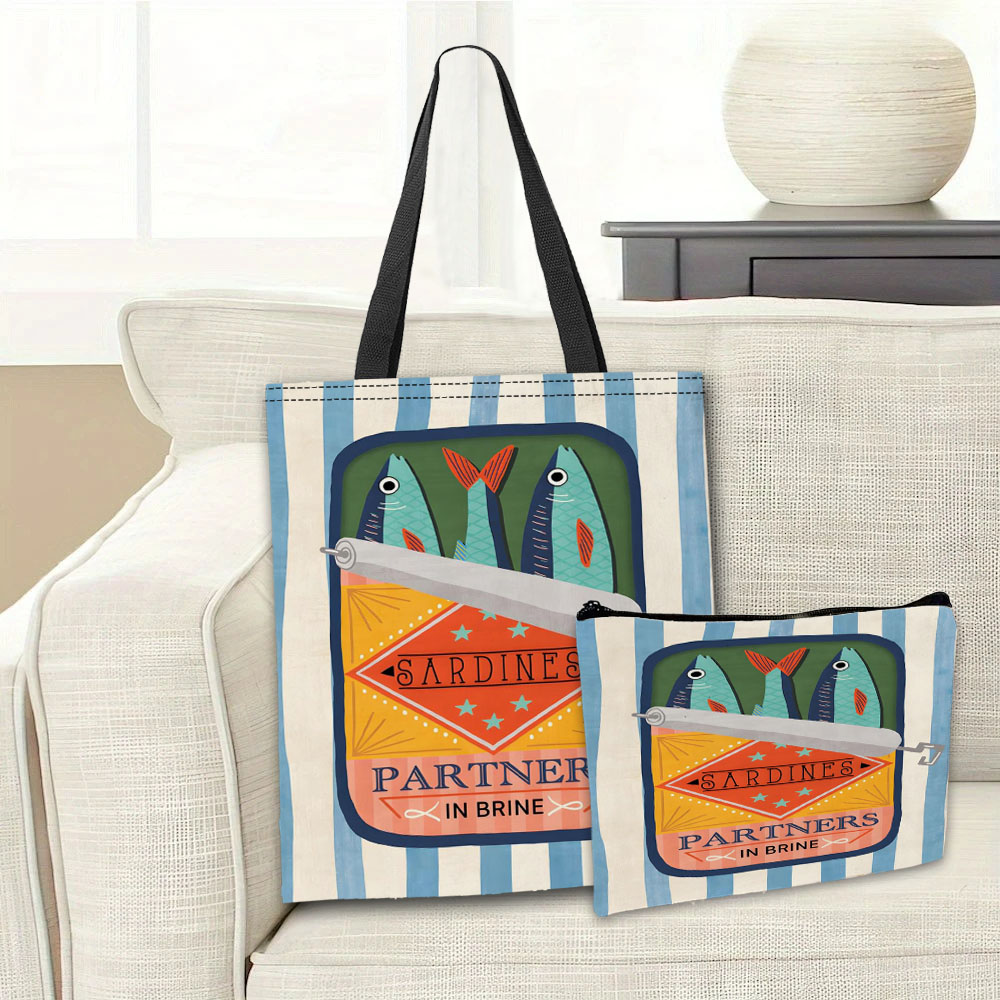 Sardina parceiros gráfico bols - Cosmetic Bags avaliação e preço