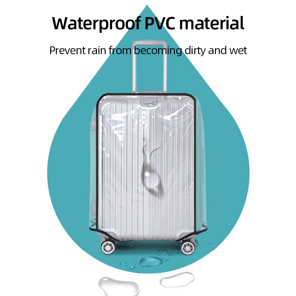 Capa Protetora Transparente pa - Waterproof Suitcase Cover Protector avaliação e preço
