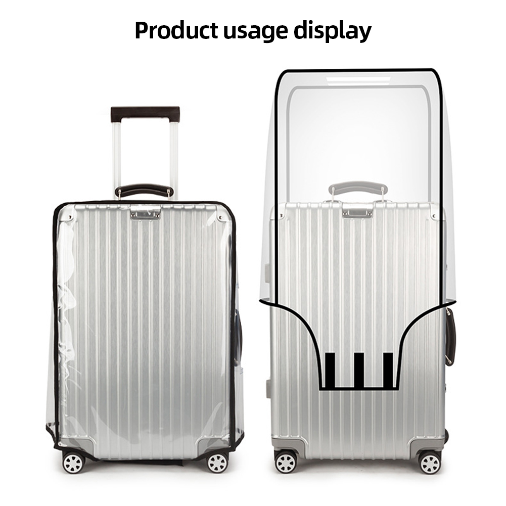 Capa Protetora Transparente pa - Waterproof Suitcase Cover Protector avaliação e preço