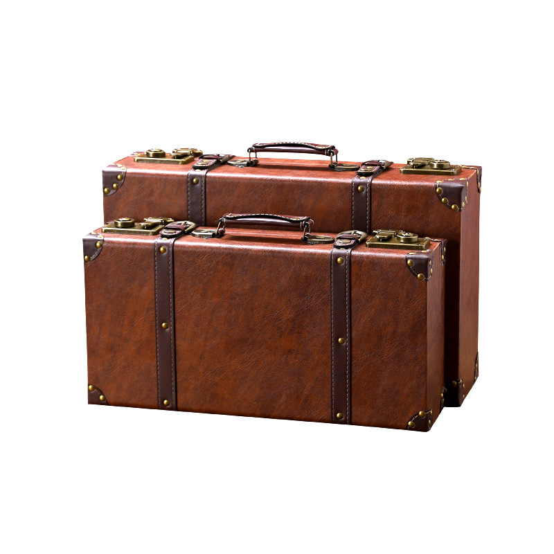 Mala de madeira vintage multif - Retro Vintage Trunk Suitcase avaliação e preço